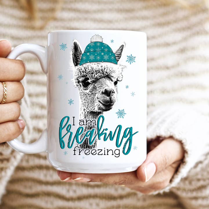 I Am Freaking Freezing Mug for wholesale by Sunshine & Lemons Co.