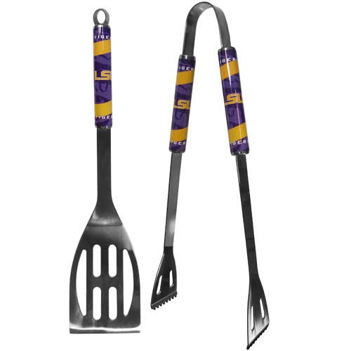 Good Tymes Enterprises Inc - Wholesale Outdoor Grill Tools - LOUISIANA STATE TIGERS 2PC BBQ SET0