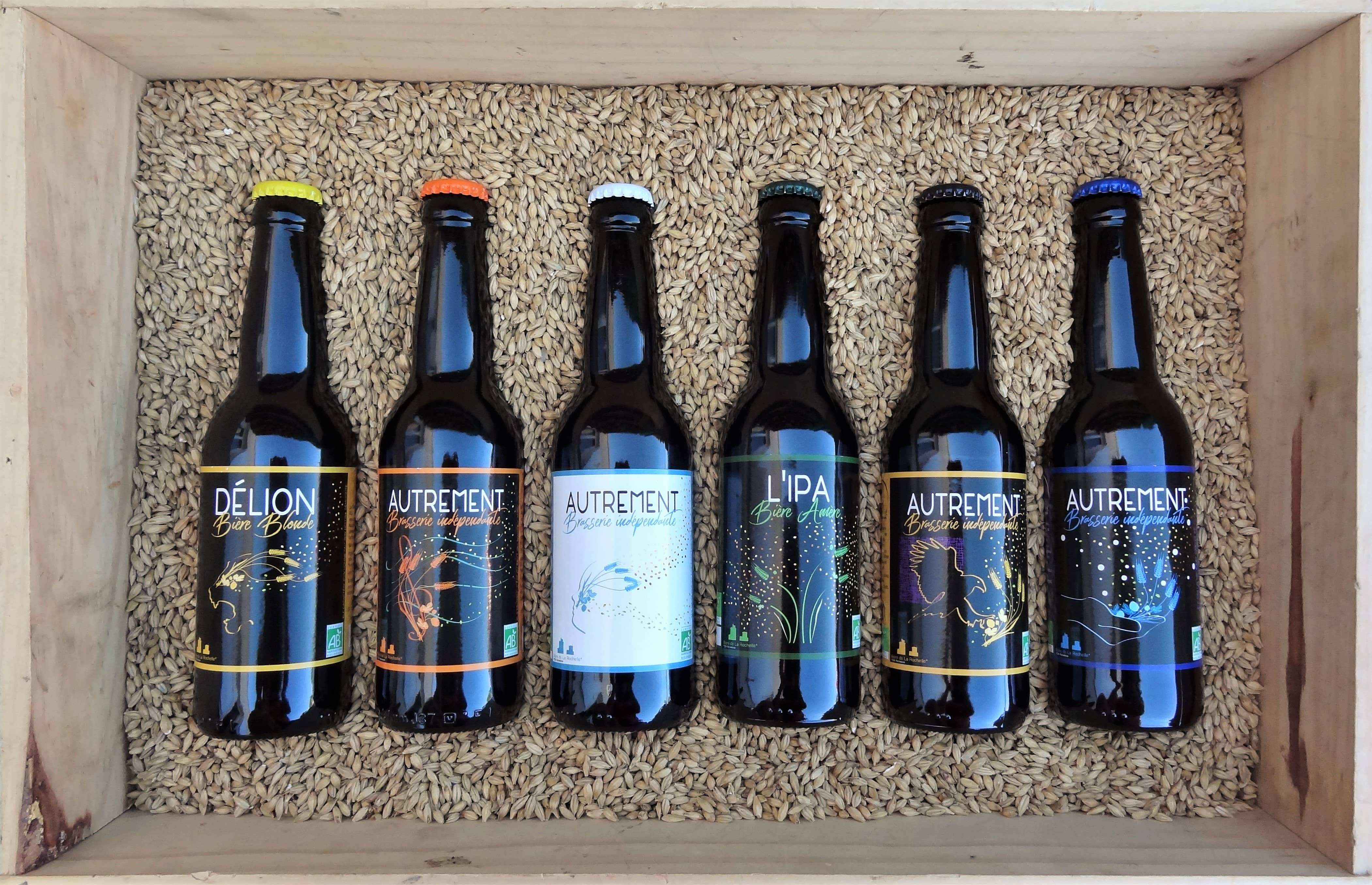 Brasserie Autrement - Wholesale Beer - Six-pack suitcase to give away - 6 33cl organic beers8