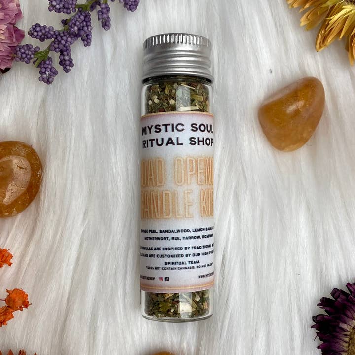 Bougie Road Opener Kief pour la vente par Mystic Soul Ritual Shop