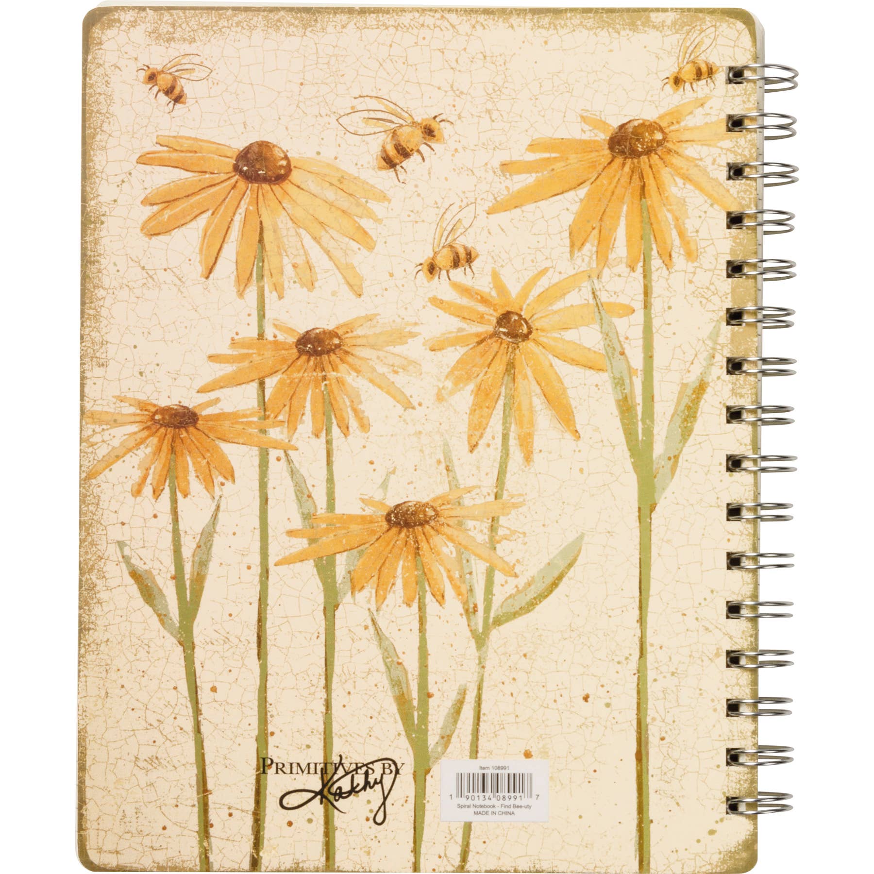 Primitives by Kathy - Wholesale Stationery/Notecard Set - Find Beeuty In Every Day Spiral Notebook1