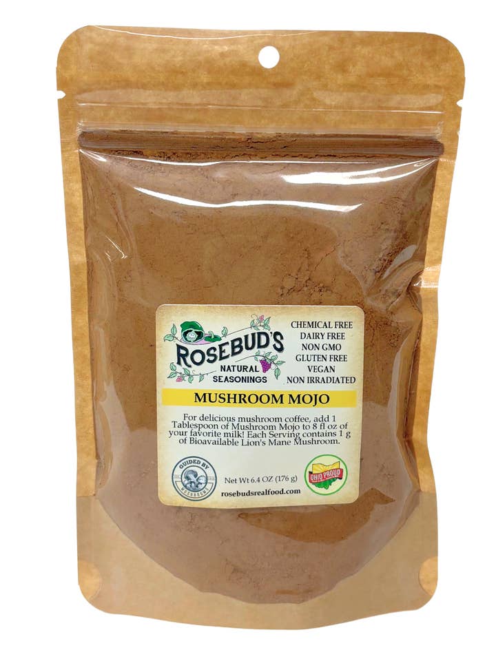 MUSHROOM MOJO for wholesale by Rosebud’s Real Food