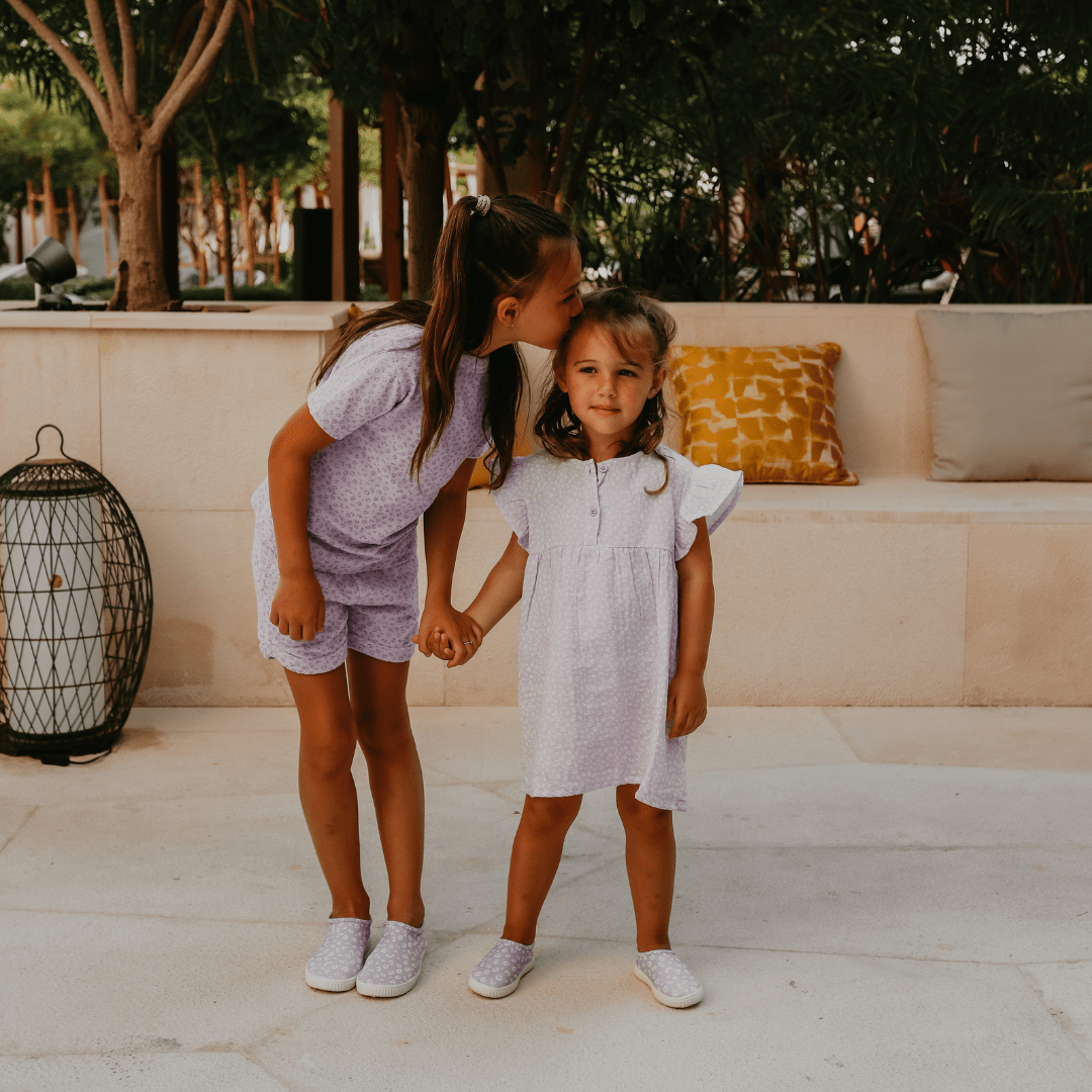 Swim Essentials - Wholesale Top & Short Set - Kids - Swim Essentials | Leopard  Lila Meisjes Set Strand - Terry3