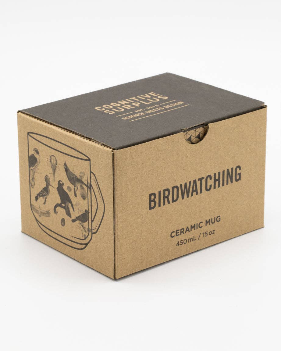 Cognitive Surplus EU - Wholesale Coffee Mug - Birdwatching 430 mL Ceramic Mug (Case of 4)2