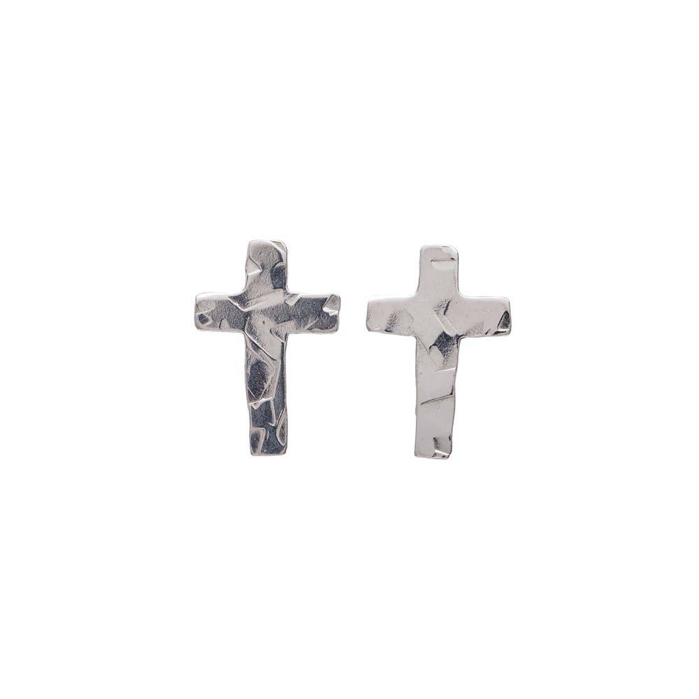 Kenda Kist Jewelry - Wholesale Stud/Post Earrings - Tiny Cross Studs1