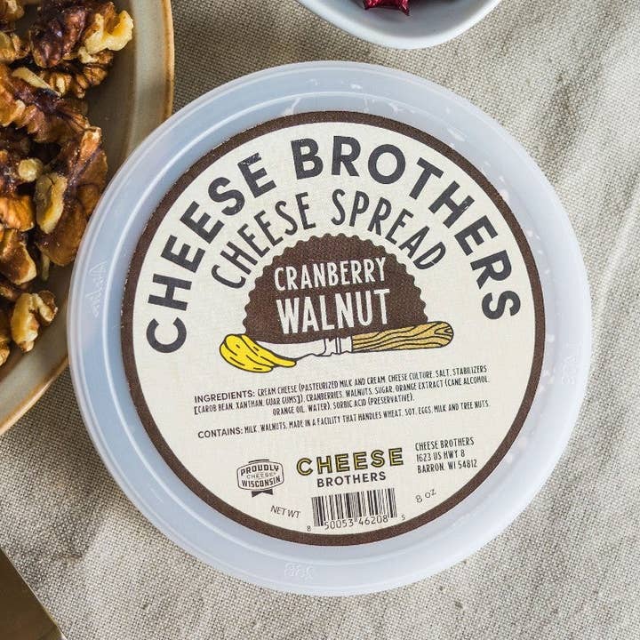 Cheese Brothers - Wholesale Cheese - Cranberry Walnut Cheese Spread0