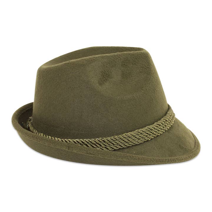 European Heritage Gifts - Wholesale Fedora - Unisex - Deluxe Green German Fedora Hat4