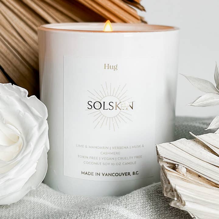 Hug Forever Florals and Luxury Candles – Vela em jarro/copo por atacado – Vela de Luxo SOLSKIN 0