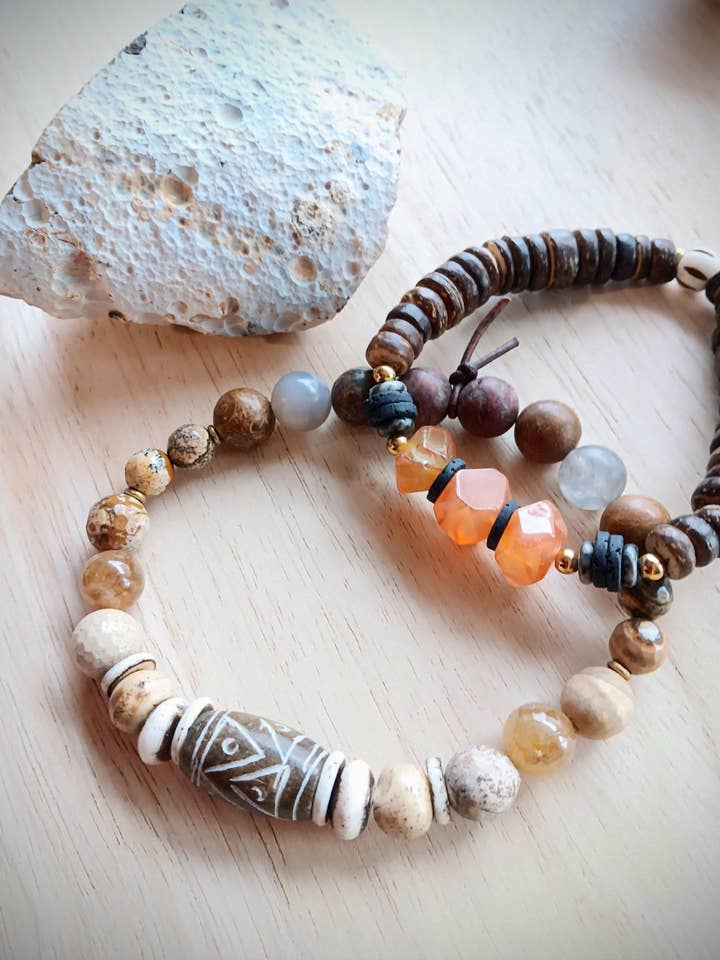 Vulcan's Edge Men's Stack Bracelets for wholesale by HavSolStudio