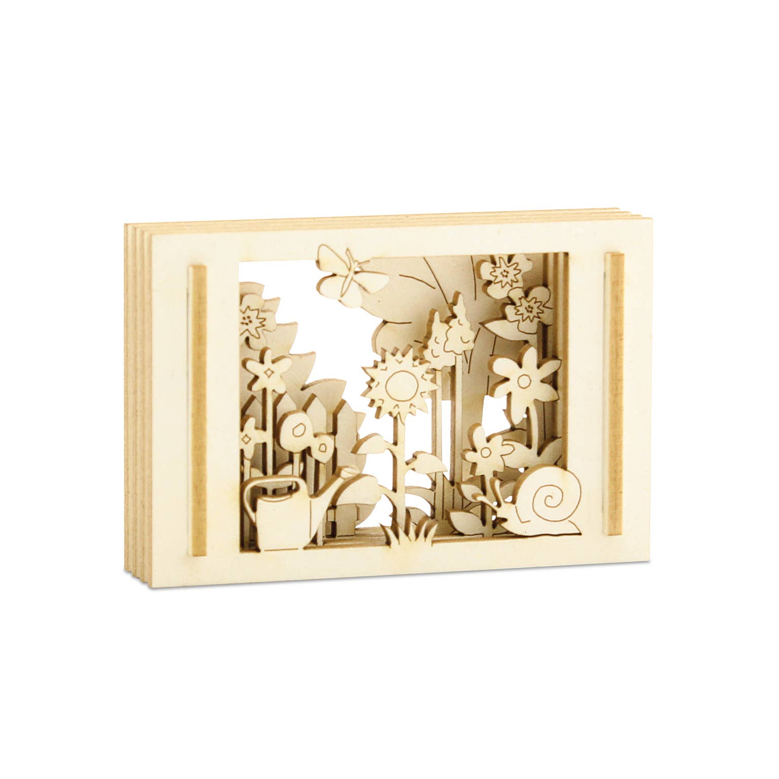 SILHOUBOX – Objeto de mesa decorativo por atacado – SILHOUBOX Gartenwelt Silhoubox S – mini cenário 3D com girassol e flores para jardinagem — item de presente2