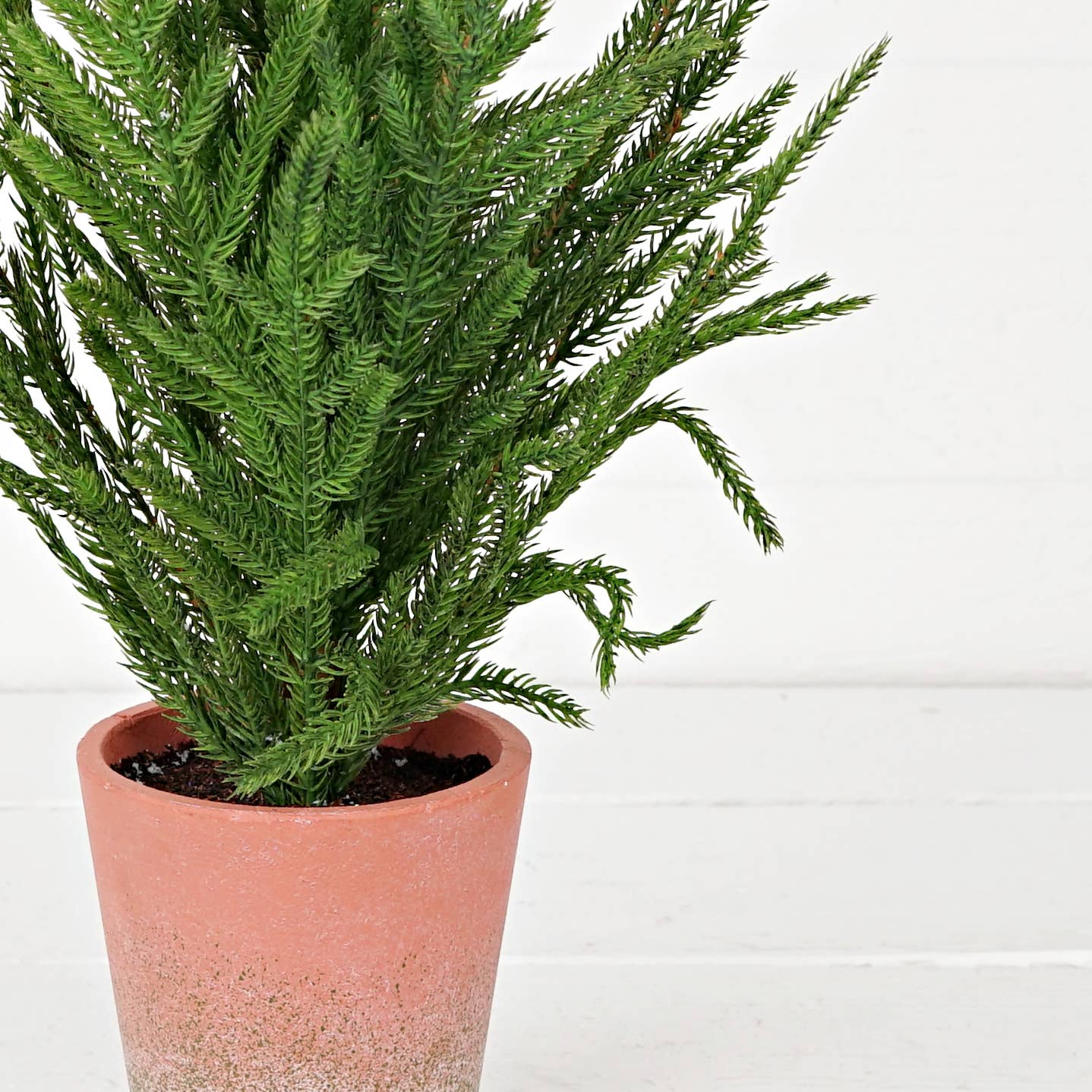 Holiday Depot Inc. - Wholesale Artificial Plant - 32302- 19inHx8inW Tree-Soft touch evergreen spruce pines in2