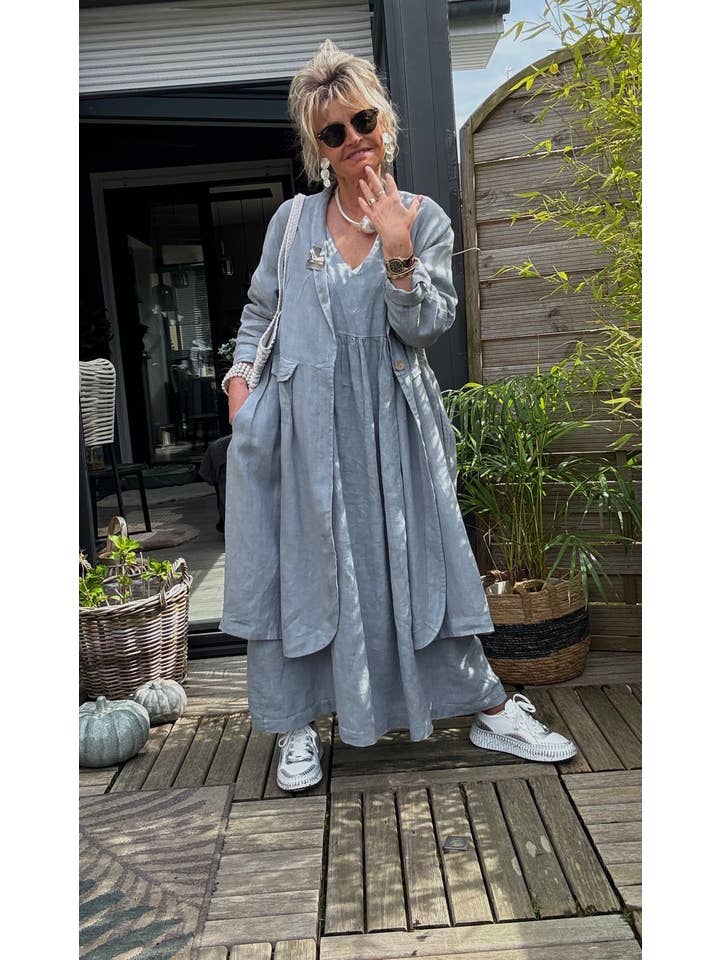 LINEN & COTTON HOUSE - Wholesale Jacket - Women's - 1142 SPRING SUMMER CLOTHING LINEN JACKET50