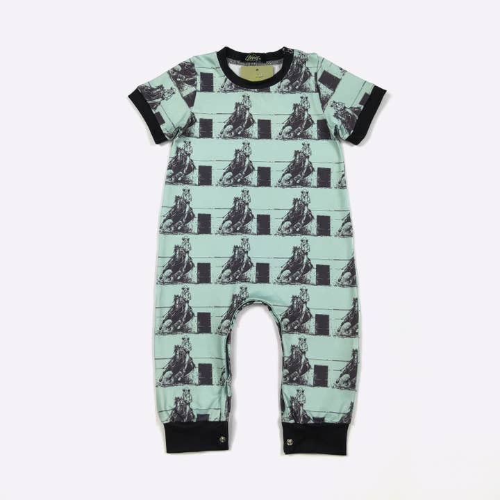 Barrel Racing Boy Romper for wholesale by Clover Cottage