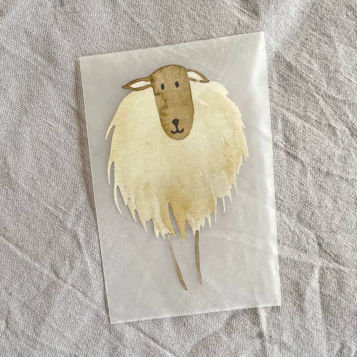 Sheep iron-on picture for wholesale by Hannahs Firlefanz