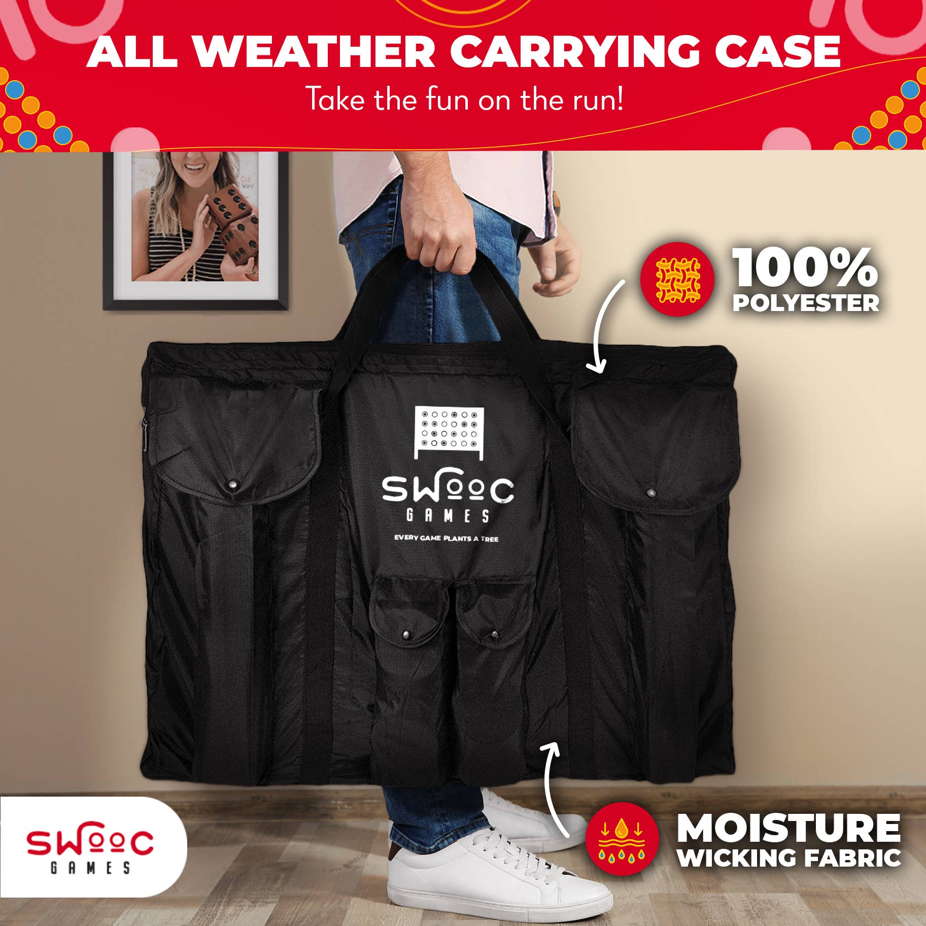 Swooc Games - Wholesale Board Game - Giant Four in a Row4