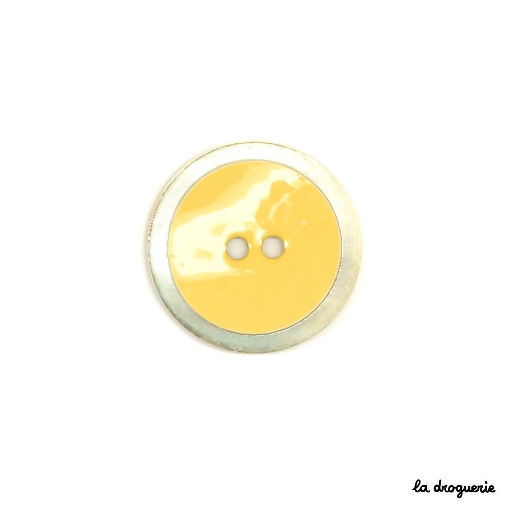 LA DROGUERIE - Wholesale Drukknoop/naaiknoop - Gepoederlakte Akoya knoop patrijspoort 14 mm6