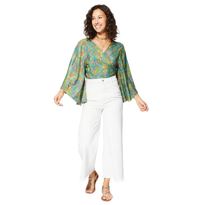 CROPTOP VERANO CORTO MANGAS LARGAS TIP0057C para venta al por mayor de Ipanima