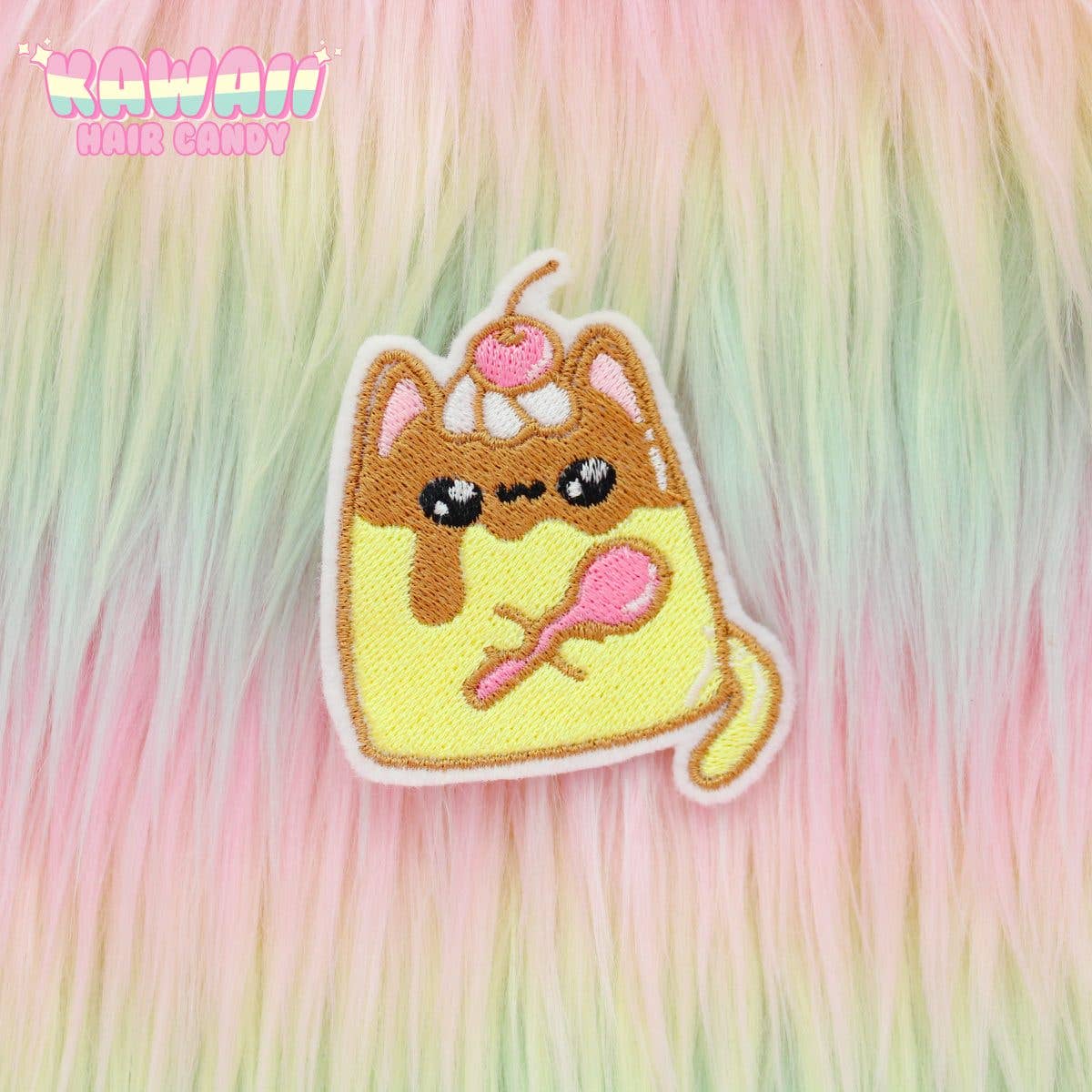 Kawaii Hair Candy - Wholesale Hair Clip - Women's - Yume Kawaii Purin Cat Pudding Anime Hair Accessories0