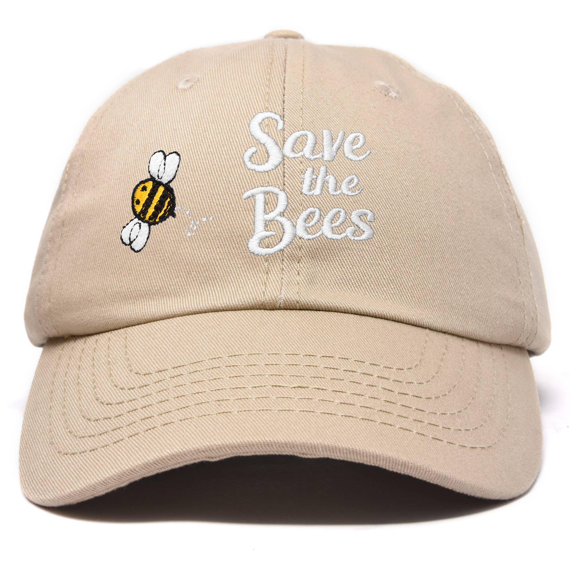 Dalix - Wholesale Baseball Cap - Women's - DALIX Save The Bees Baseball Cap Dad Hat Womens Girls24
