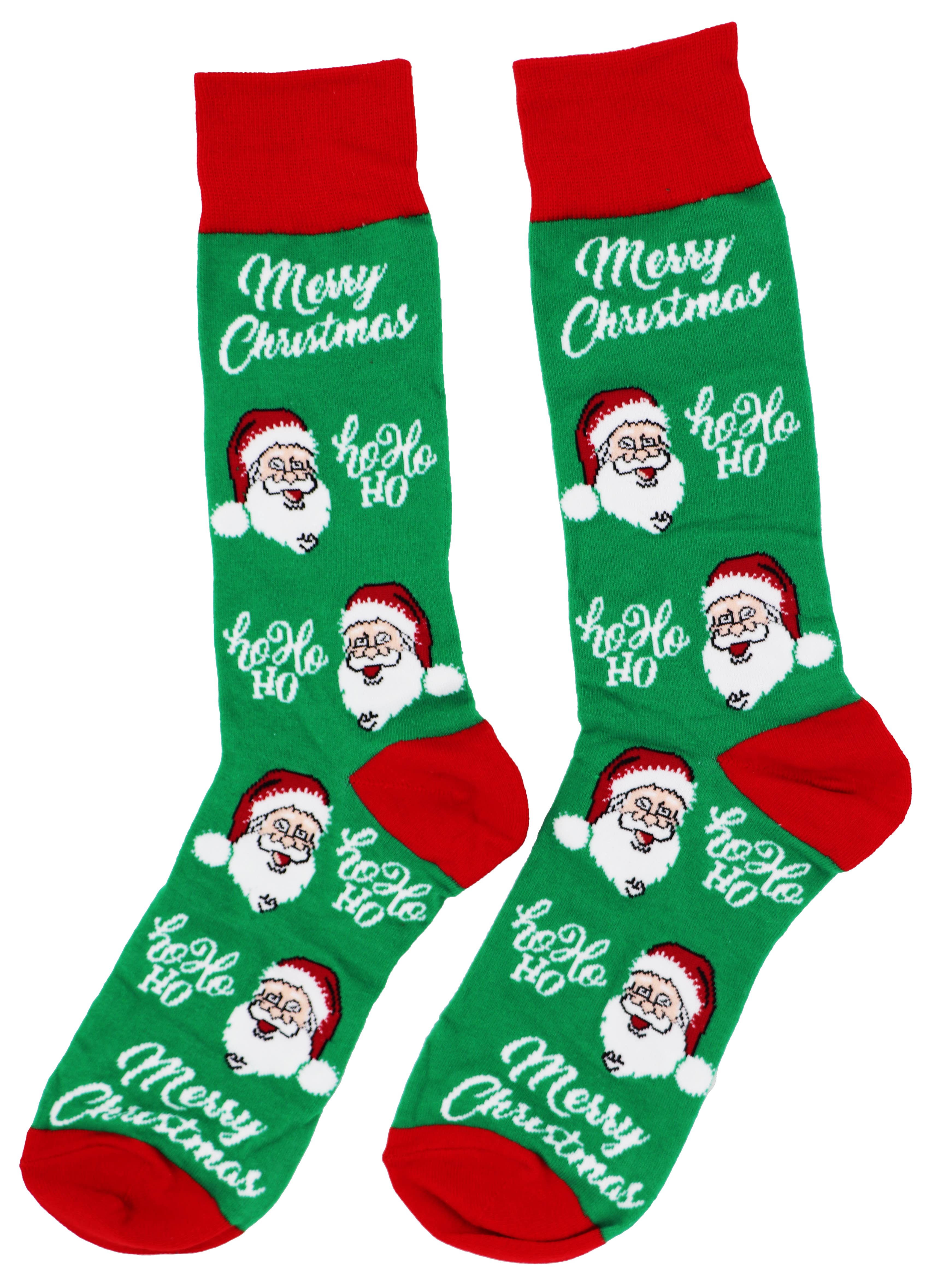 SoXcellent - Vente Chaussettes – unisexe - Chaussettes fantaisie unisexes Merry Christmas Santa Claus Hohoho13