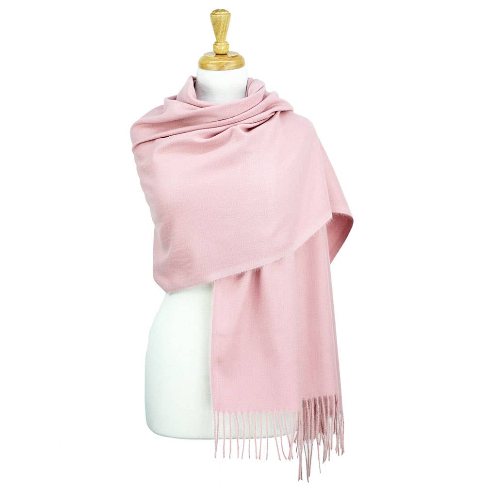 Sensibling Corp. - Wholesale Scarf - Women's - Solid Cashmere Blend Soft Wrap Shawl Scarf46