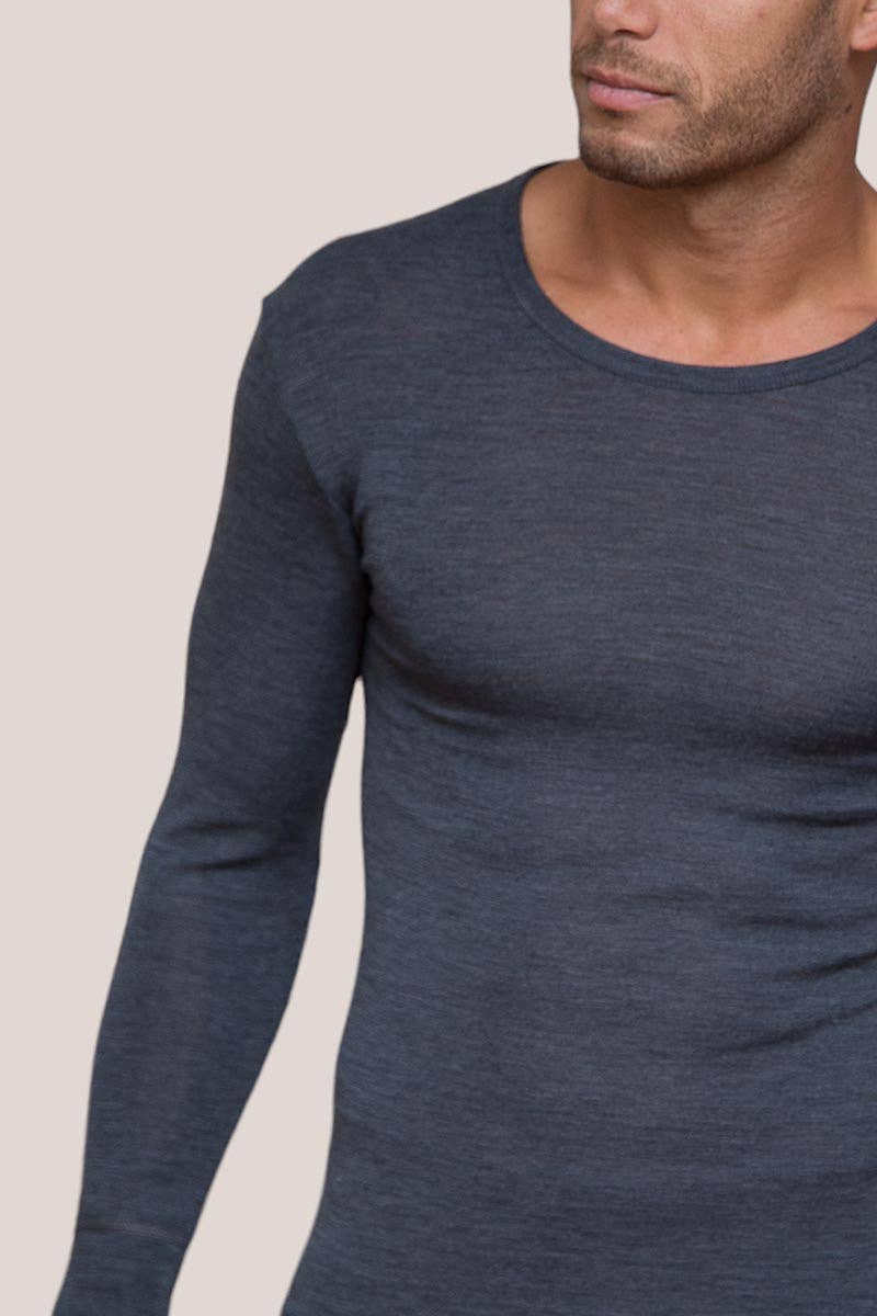 Madiva – Großhandel Sportoberteil – Herren – Sassari Langarm-Sportbekleidung - Wolle und Seide0