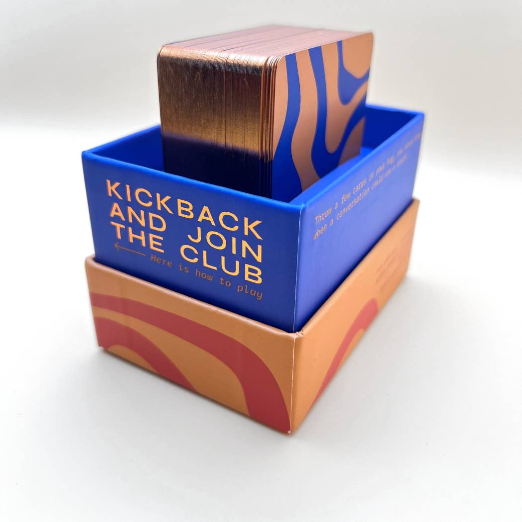 Kickback Club - Wholesale Kaartspel - Kickback Club: Het Goede Gesprek "Hangout" Conversatiedek7