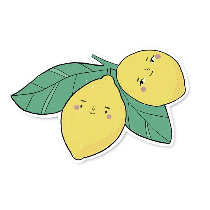 Adesivo de casal limão por atacado de New Moon Paper Goods