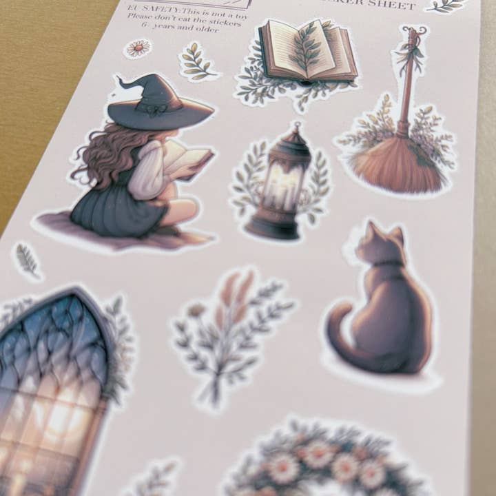 T's Stationery - Wholesale Sticker - "Forest Witch" Sticker Sheet4