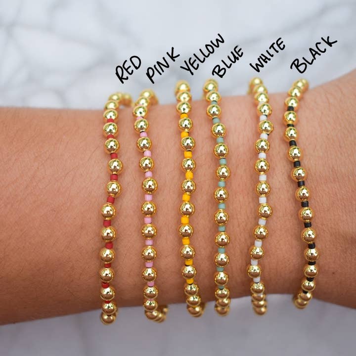 Boardwalk Beads - Vente Bracelet de perles - Bracelets dorés1