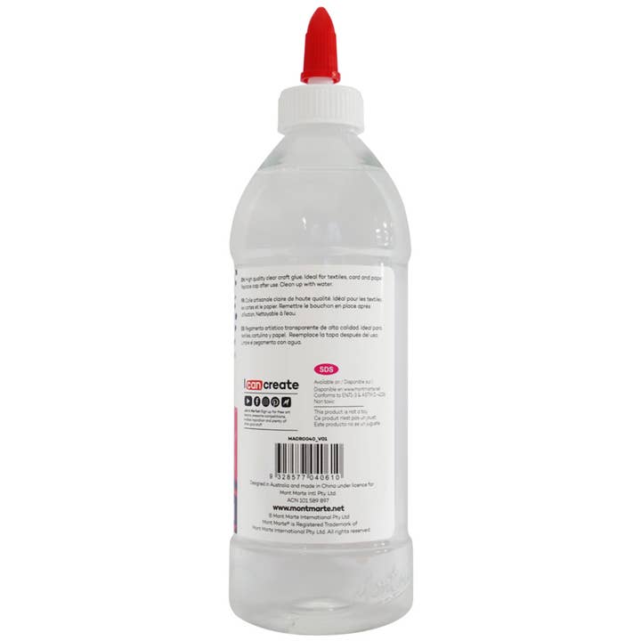 Mont Marte Usa, Inc. - Wholesale Glue - Signature Clear PVA Craft Glue 500g (17.6 US fl.oz)1