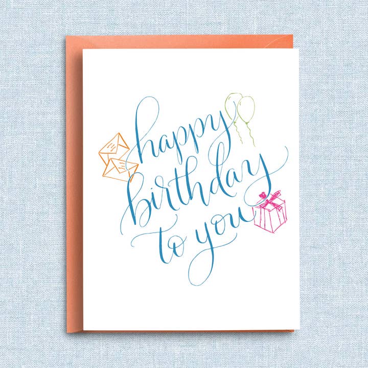 Happy Birthday to You - Party Birthday Card for wholesale by Annabel Reese
