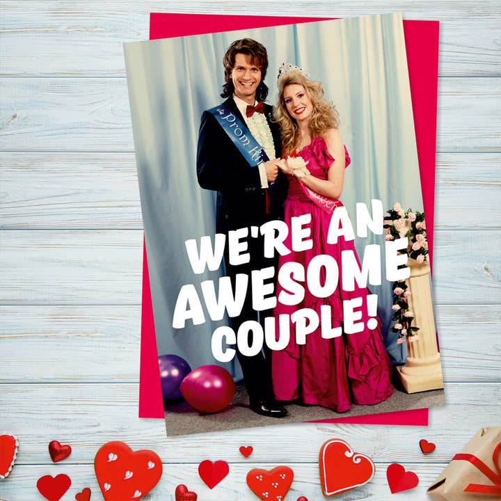 Dean Morris Cards - Vendita all'ingrosso Biglietti per San Valentino - Biglietto di auguri di San Valentino con scritta «We're An Awesome Couple»