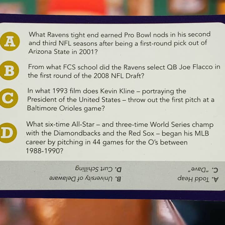 You Gotta Know Games - Wholesale Card Game - You Gotta Know Baltimore - Sports Trivia Game (6)
