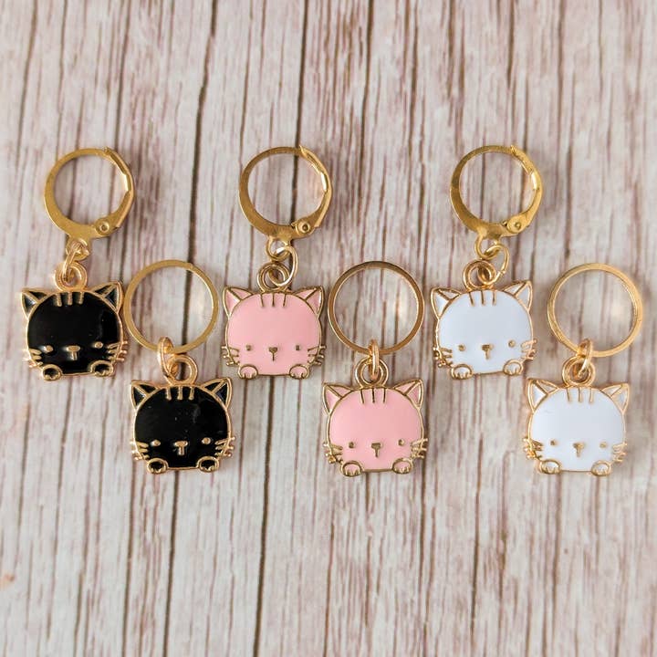 Hello Kim - Kim Chui - Wholesale Knitting/Crochet Supplies - Little Cats #5 - Mix of Closed and Removable Rings12