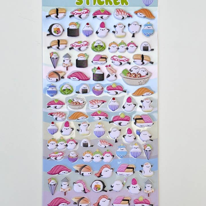 BCmini - Wholesale Sticker - 11024 Tiny Animal Puffy Assorted Stickers-1214