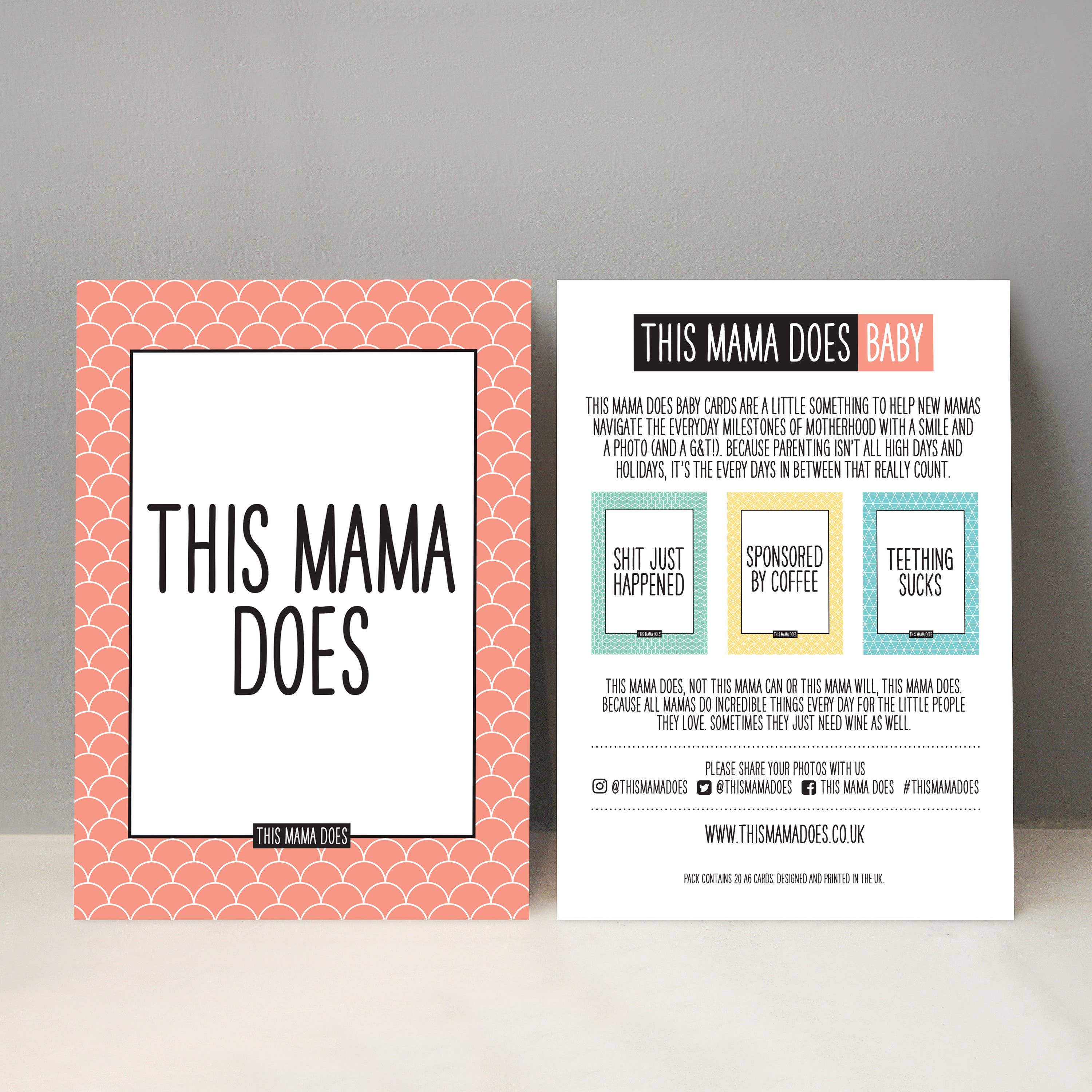 THIS MAMA DOES - Wholesale Milestone Art/Keepsake - Kids & Baby - BABY milestone cards for new parents5