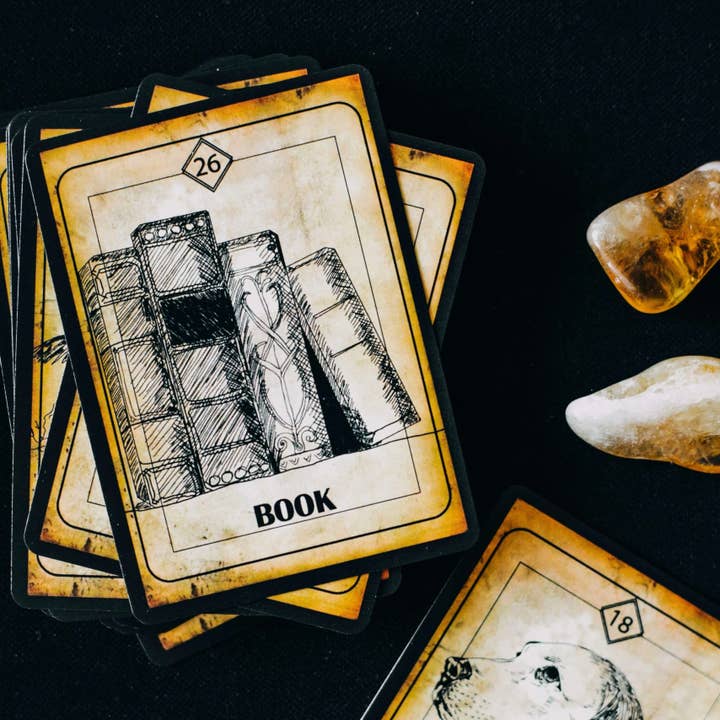 LA MUCI DESIGN – Engroshandel Tarotkort – Magic Lenormand kortspil – 36-korts vintage spådomssæt4