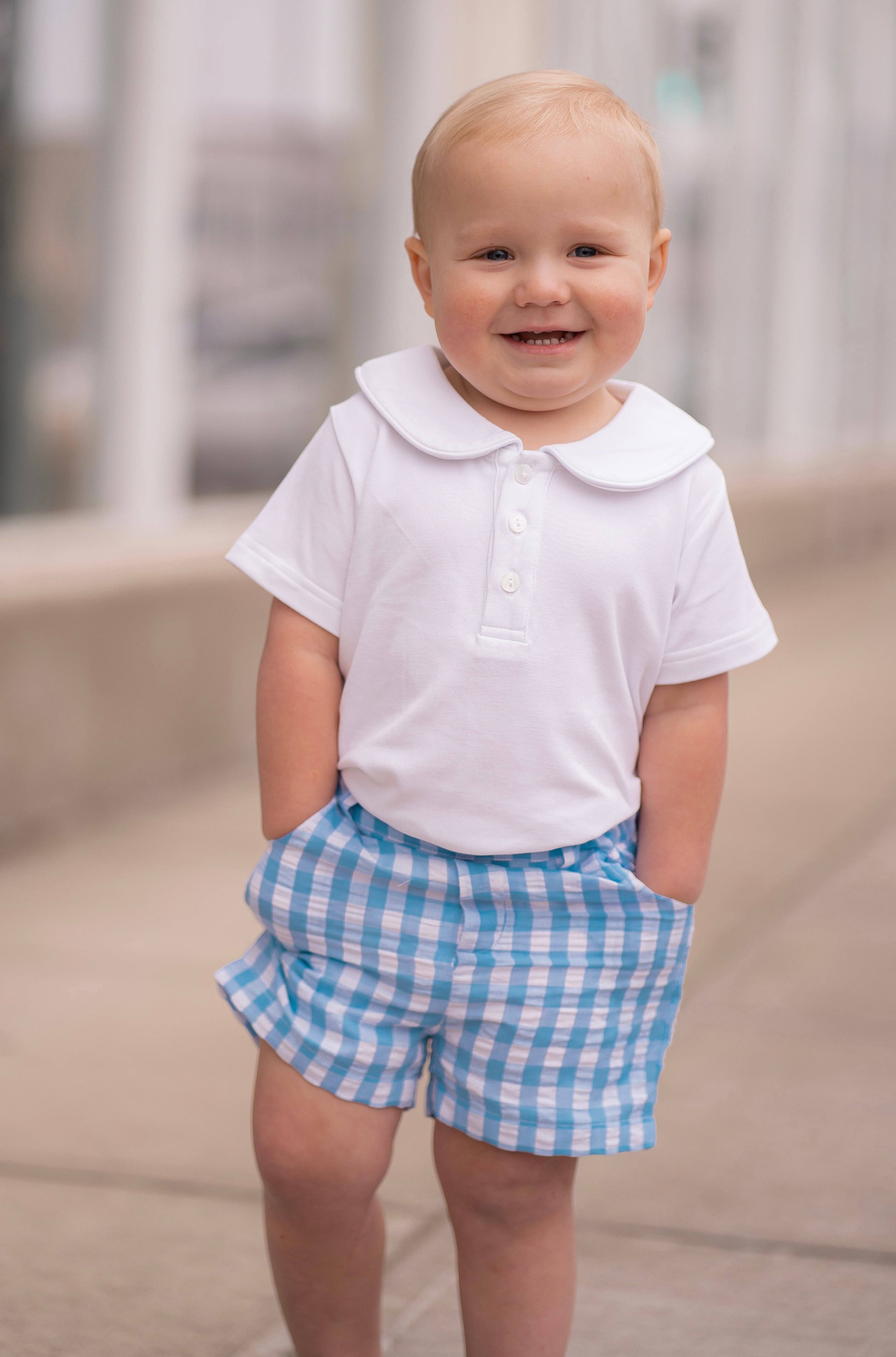 The Yellow Lamb - Vendita all'ingrosso Maglietta - Bambini - Camicia Peter PPC in bianco1