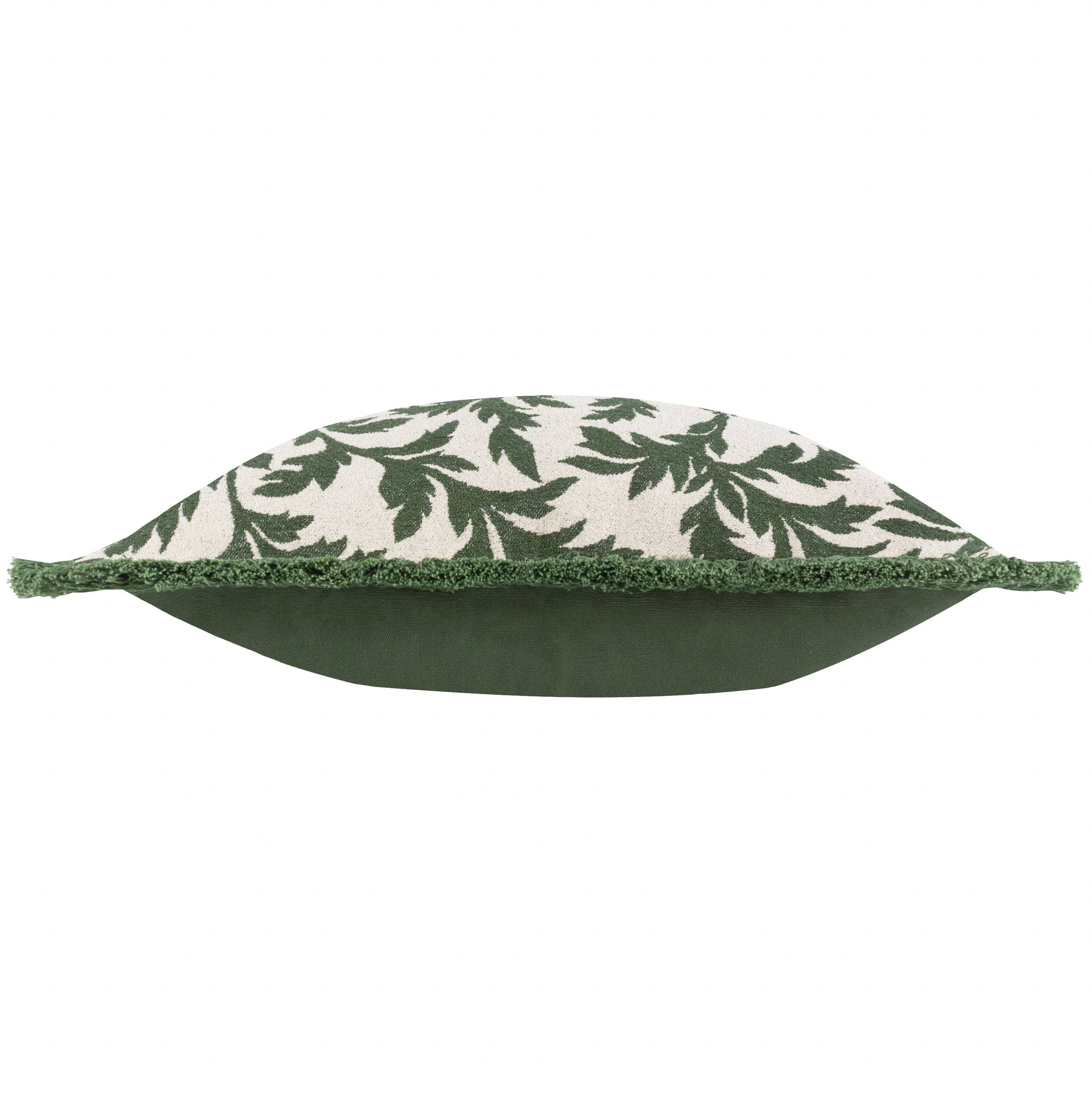 Vert Coussin Jacquard Hedera Vert en vente sur Faire3