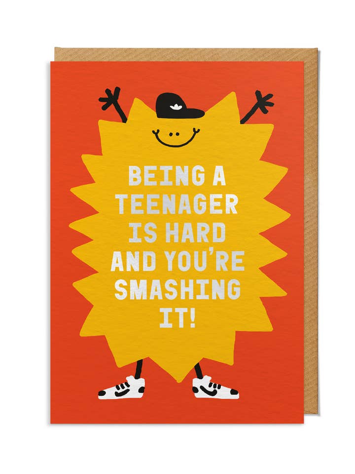 Encouragement Card — "Being a Teenager is Hard" Character for wholesale by SANDERS DE ROEPER