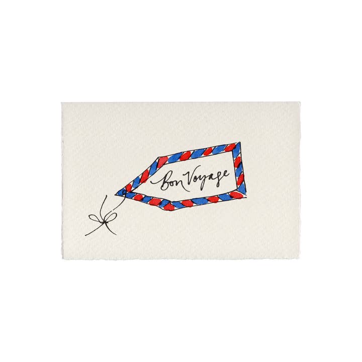 Bon Voyage Card for wholesale by Scribble & Daub