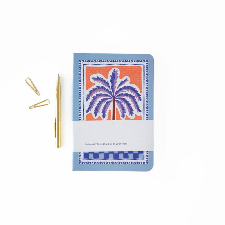 A-Journal Stationery - Wholesale Notebook - A6 Notebook Palmtree2