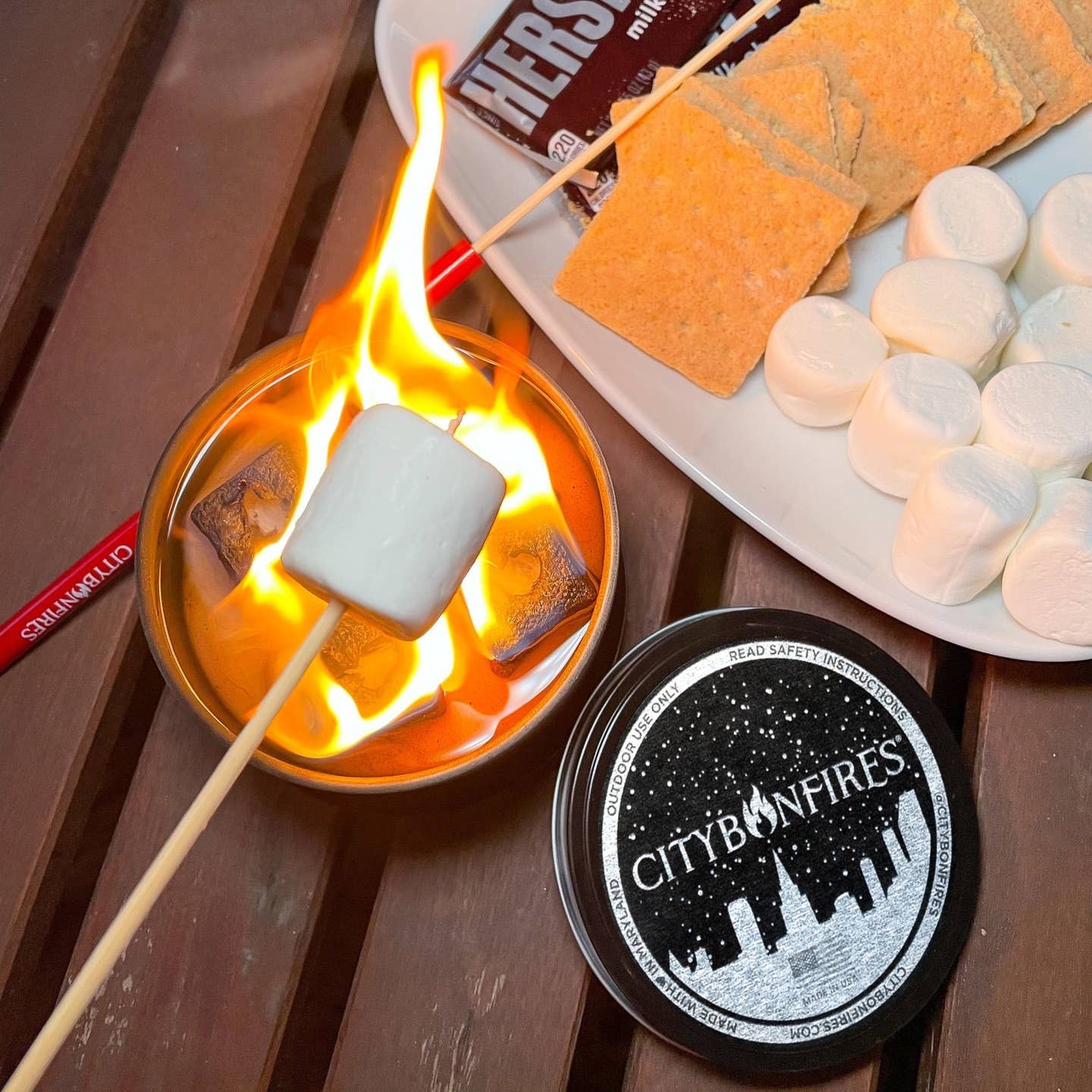 City Bonfires - Portable Fire Pits - Vente Foyer - Pack de nuit S'mores8