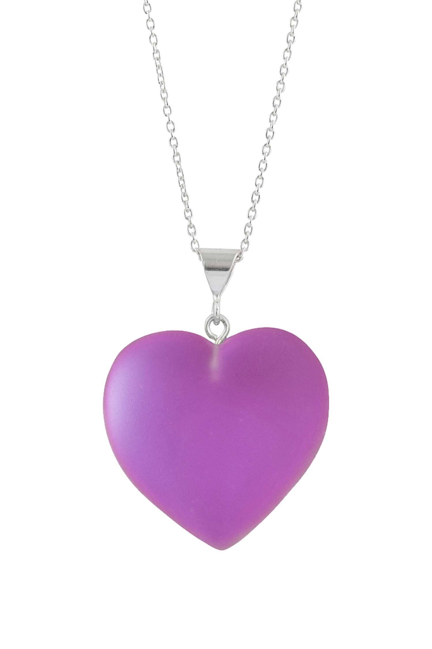 LeightWorks - Wholesale Pendant/Charm Necklace - Large Heart Pendant Sterling Silver Crystal Jewelry Necklace6