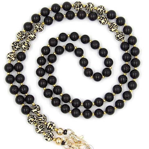 Black Night LEO mobiltelefonkedja svartvit för wholesale av Ella in Love