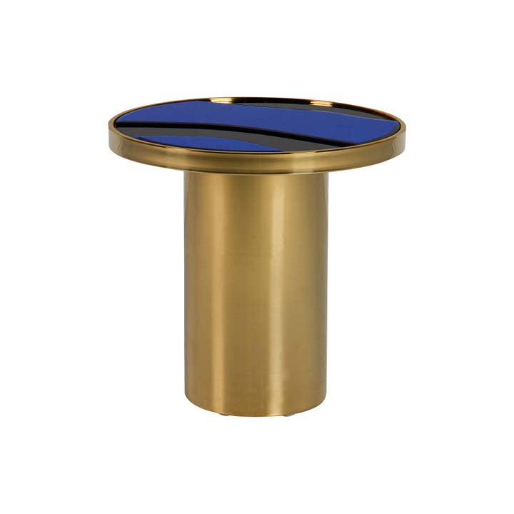 Mesa Auxiliar Acero Inoxidable Dorado 55x53x55 cm #1 para venta al por mayor de Ethan Chloe - GARPE GROUP - GARCIA PÉREZ Y CÍA S.L.