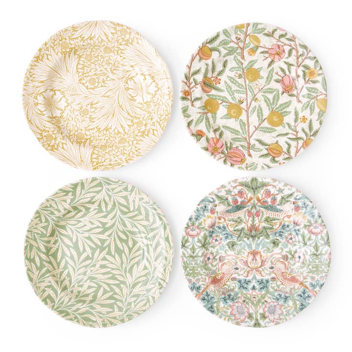 Portmeirion, Spode, Pimpernel, Nacthmann, Wrendale Designs - Wholesale Serving Plate - Spode Morris & Co PLATE 9" ASST S/4