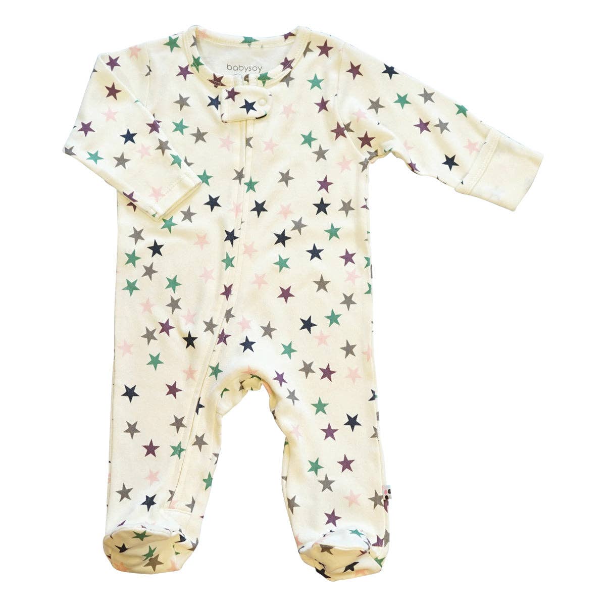 babysoy Inc - Wholesale Jumpsuit - Baby - Star Zipper Footie8