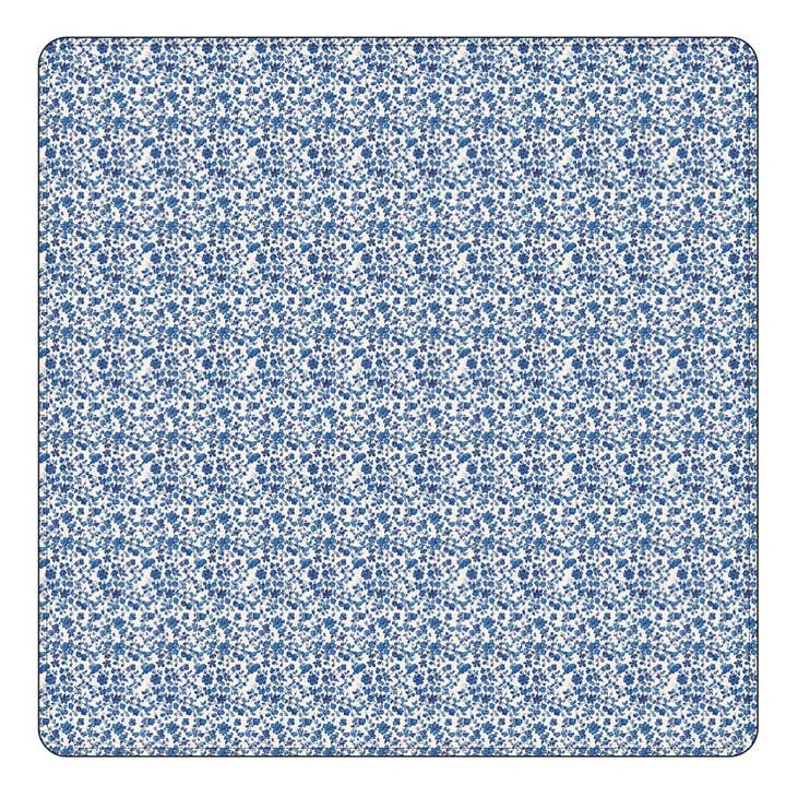BLUE FLOWERS SWADDLE BLANKET for wholesale by WEISINGER BAMBOO
